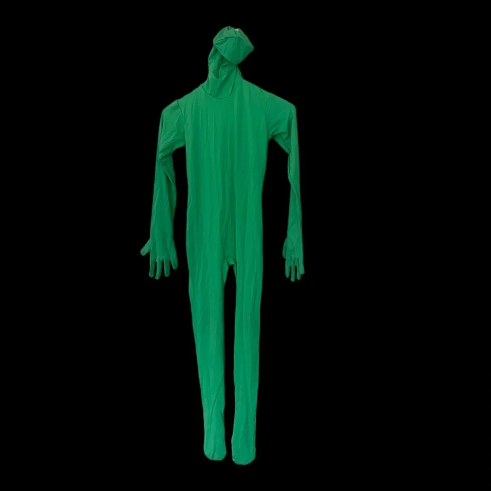 Morphsuits Green Morphsuit full body suit from head to toe, M ages 12+ Halloween